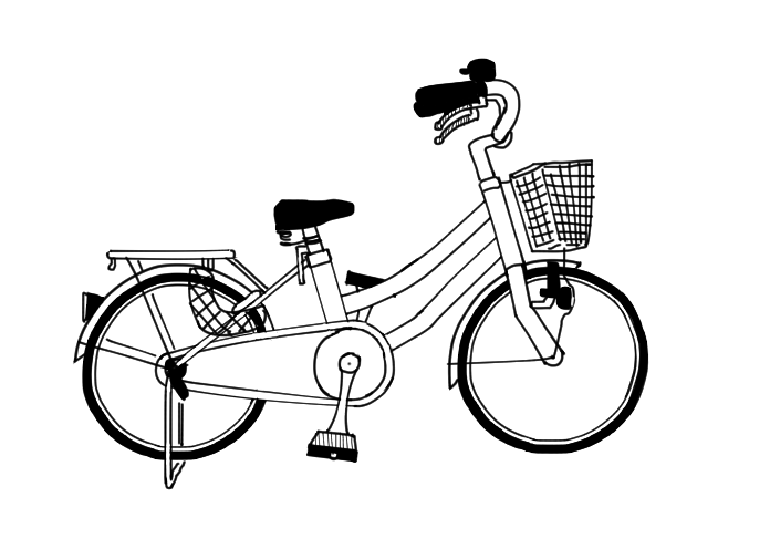 自転車の描き方 かきのタネ